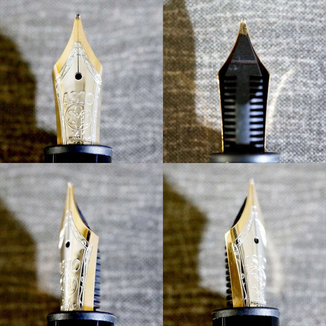 送料込み】モンブラン 万年筆 1466 バーレイ スターリングシルバー