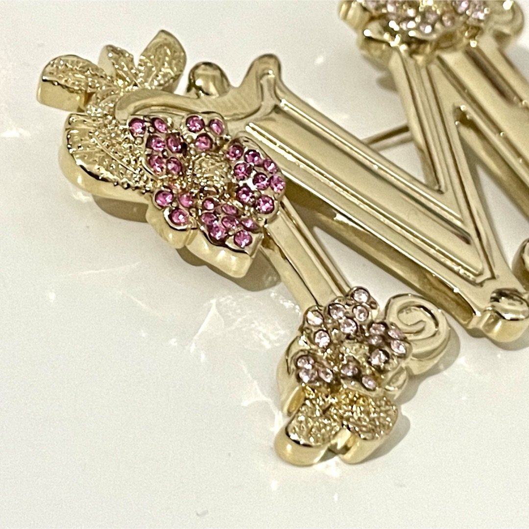 新品2025年 マックスマーラ CNYピン] クリスタル ブローチ ジュエリー