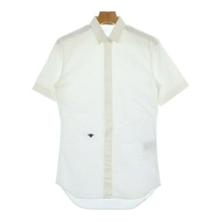 希少レアDior ノースリーブシャツ白ペイント38ディオールオム