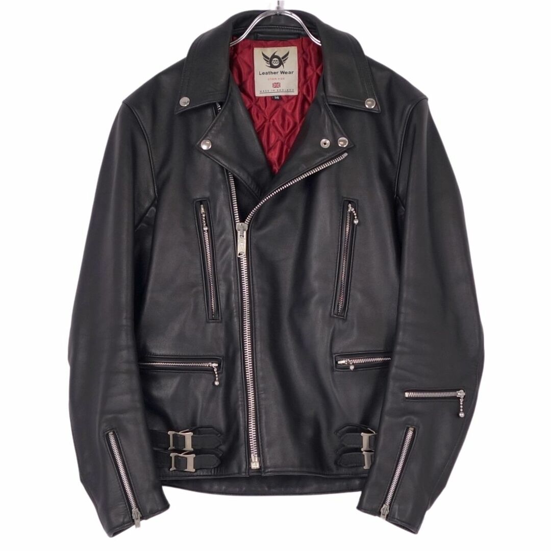 美品 トリプルシックス ロクロクロク 666 レザージャケット ダブル