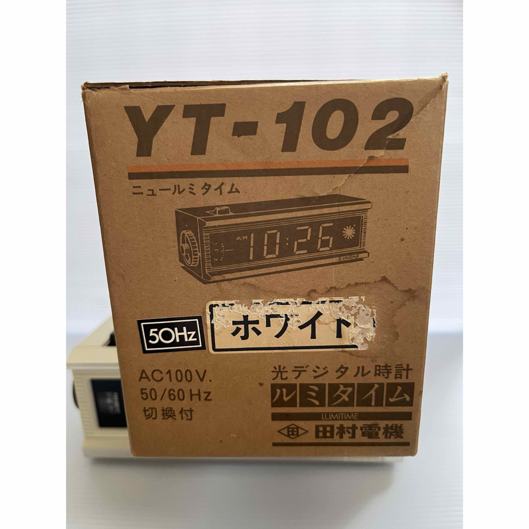 NEW LUMITIME デジタル時計 YT-102 ジャンク品 インテリア小物