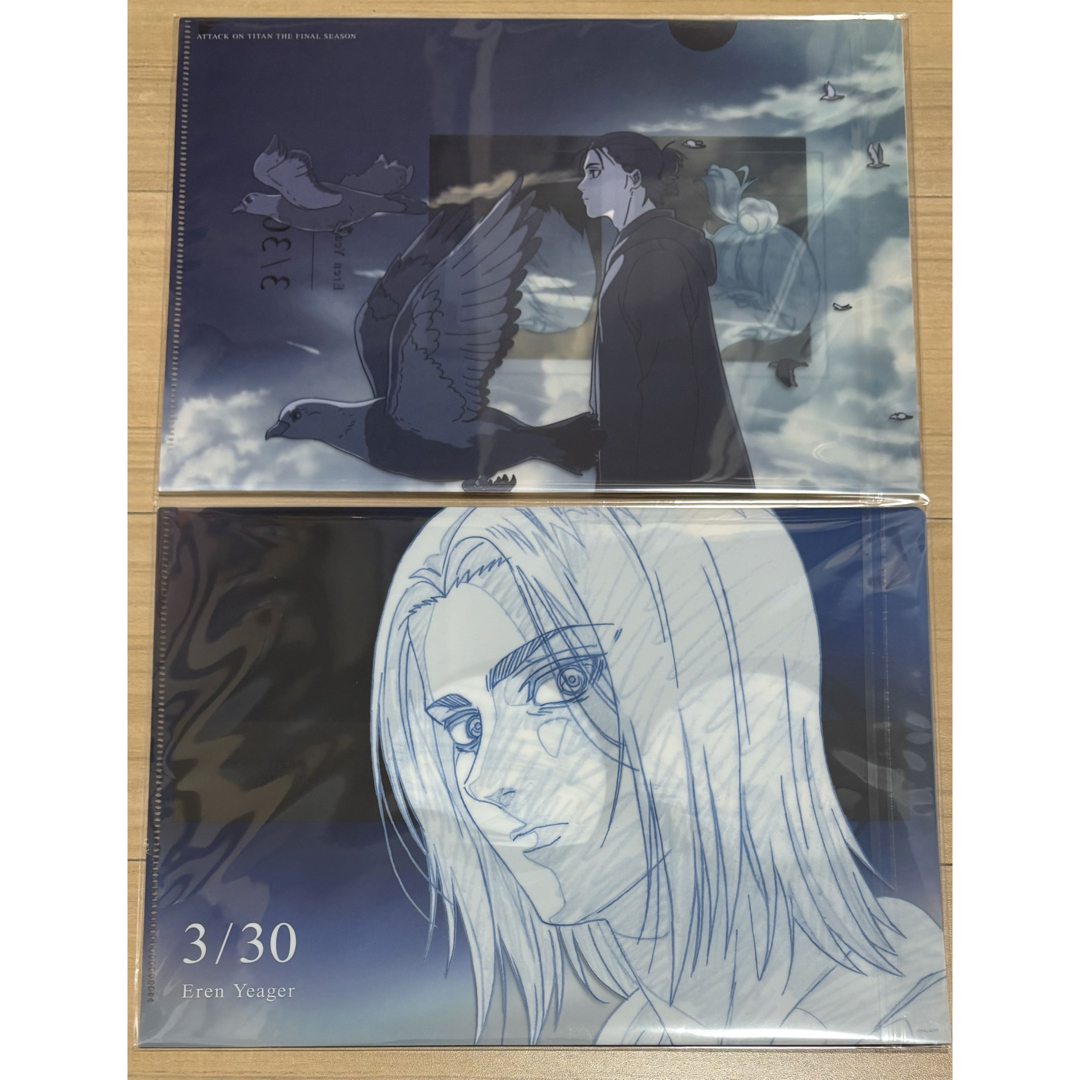進撃の巨人 エレン バースデー クリアファイル 2022 進撃の巨人 エレン
