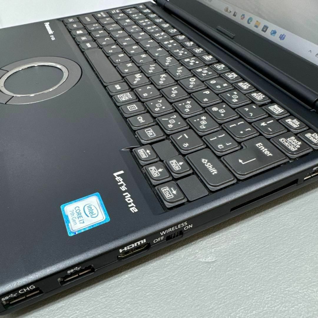 希少】レッツノートジェットブラックcfsz6☘️7世代i7☘SSD256GB