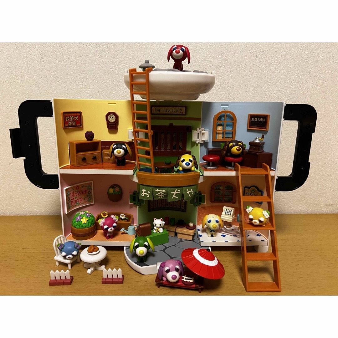 セガトイズ お茶犬湯のみの小部屋 7個セット なごみの家 SEGA TOYS