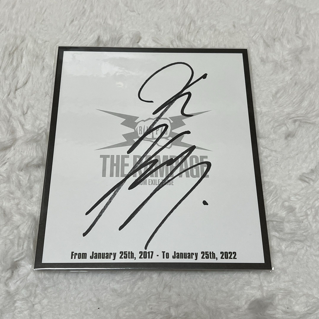 The RAMPAGE 神谷健太 直筆チェキ THERAMPAGE 神谷健太 直筆 サイン