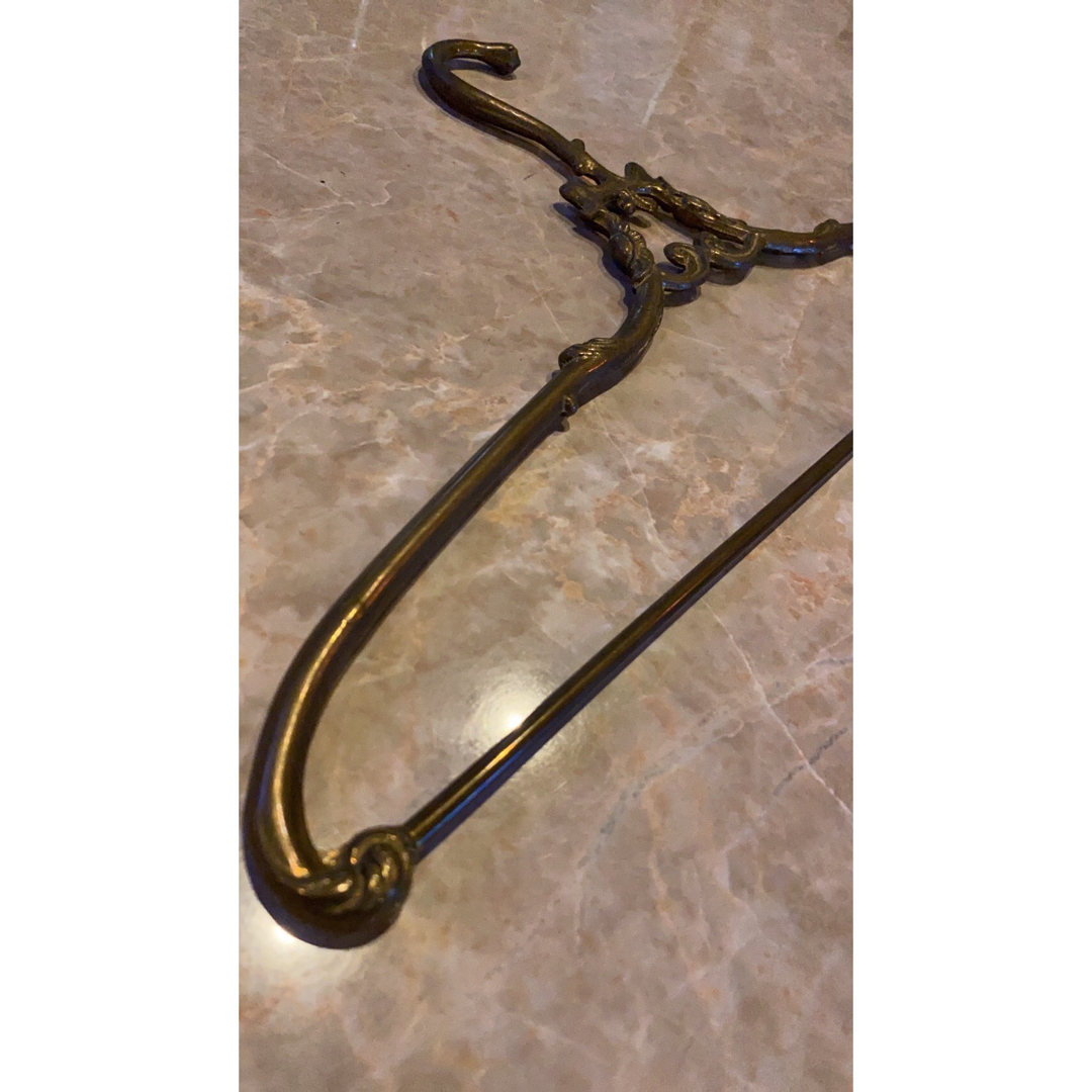 イタリア製真鍮ハンガーアンティーク Italian brass hanger