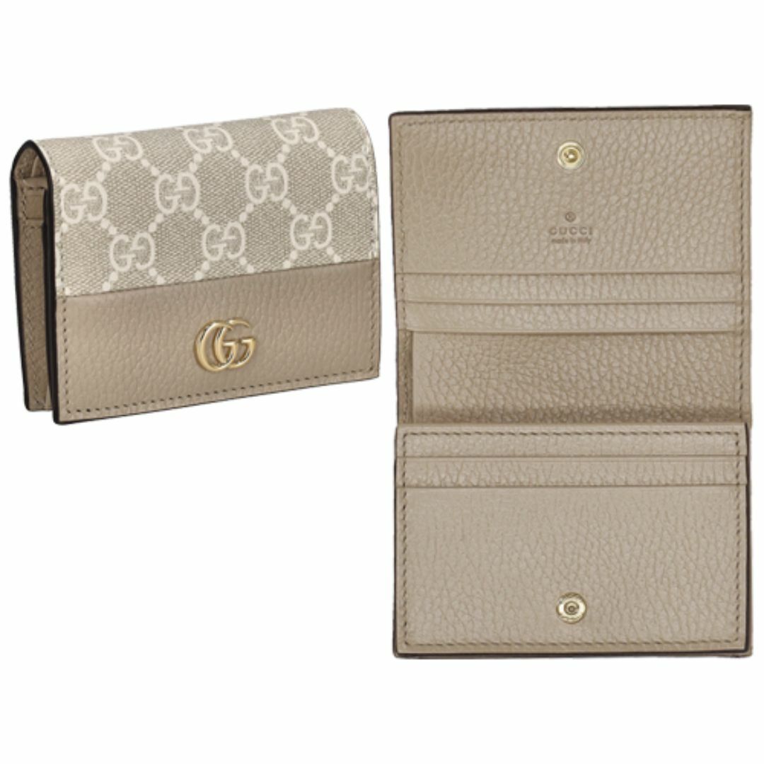 GUCCI 二つ折り財布 グレー・ホワイト 【公式通販】