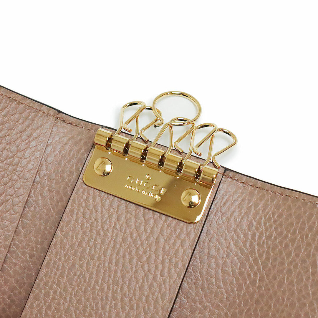 GUCCI GGマーモント 6連 キーケース ゴールド金具 GGスプリーム