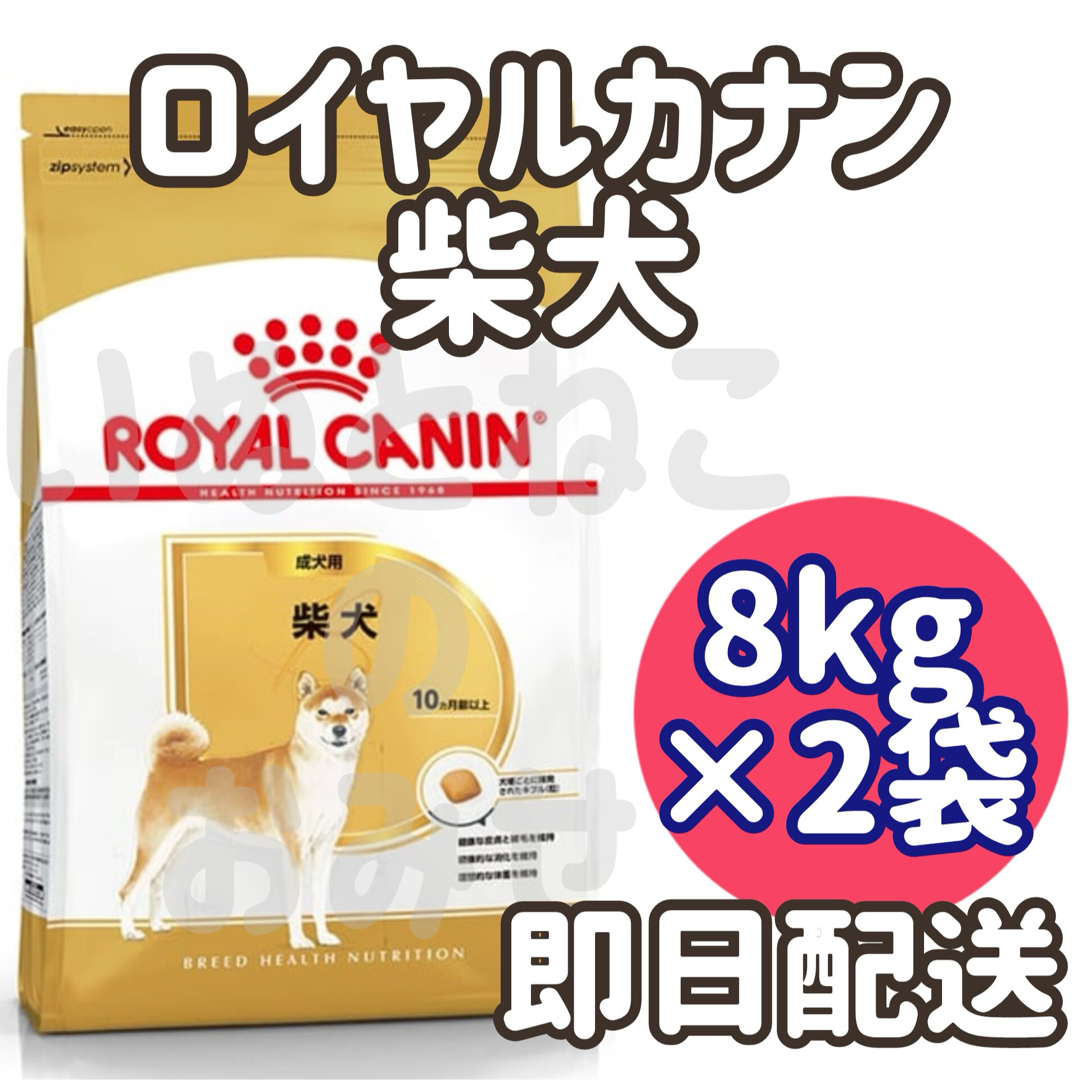 ロイヤルカナン 柴犬成犬用 8kgX 2個セット 【公式通販】 送料込
