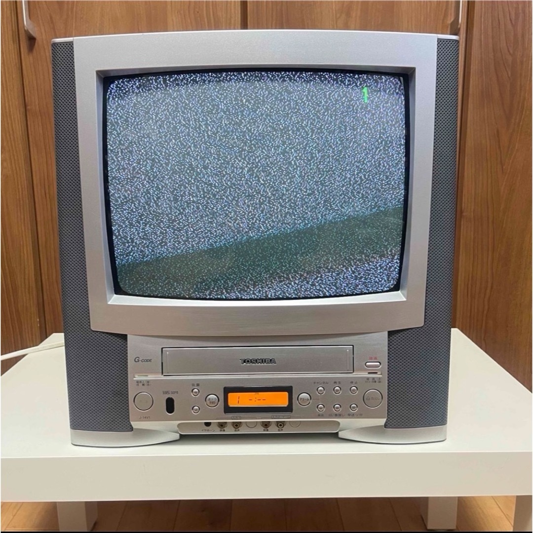 人気定番，限定SALE TOSHIBA テレビデオ J-14V1 昭和 平成 レトロ 東芝