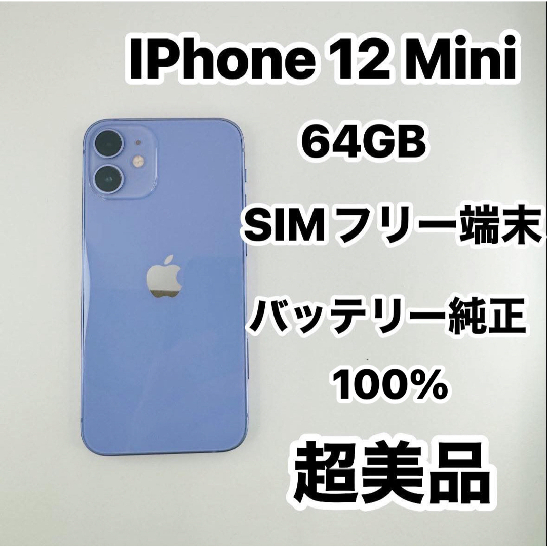 Apple iPhone12 mini ブルー 64GB iPhone 12 mini ブルー 64 GB SIM