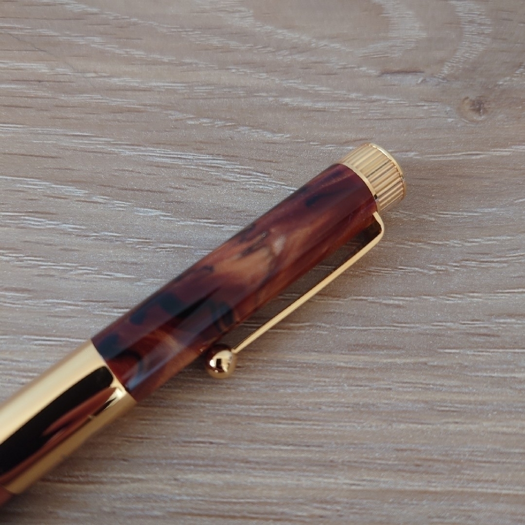 限定モデル】ロメオNo.3ボールペン 細軸 オーリックアンバー