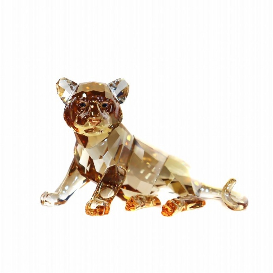 スワロフスキー SCS限定 トラの赤ちゃん インテリア 小物 オレンジ