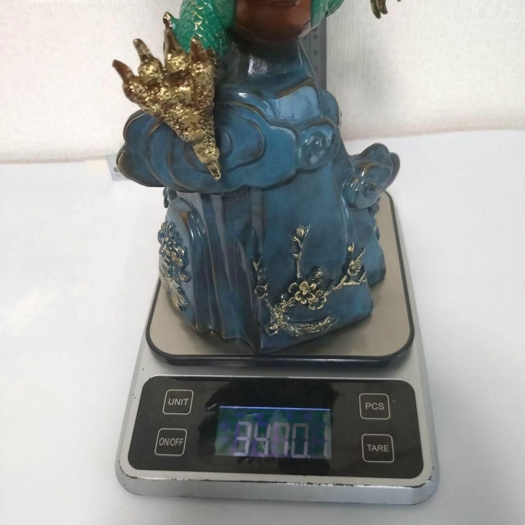 定価19万 中国、工芸品 四季龍神 置物 風水 強運、豪運 金属 龍神