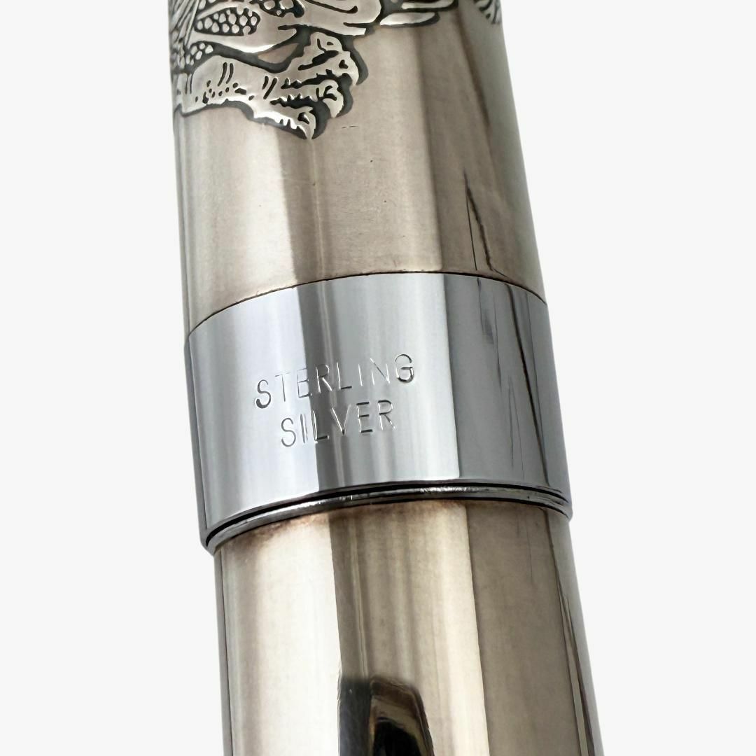 PILOT - 希少・美品 パイロット PILOT 万年筆 龍 四爪龍 シルバー925