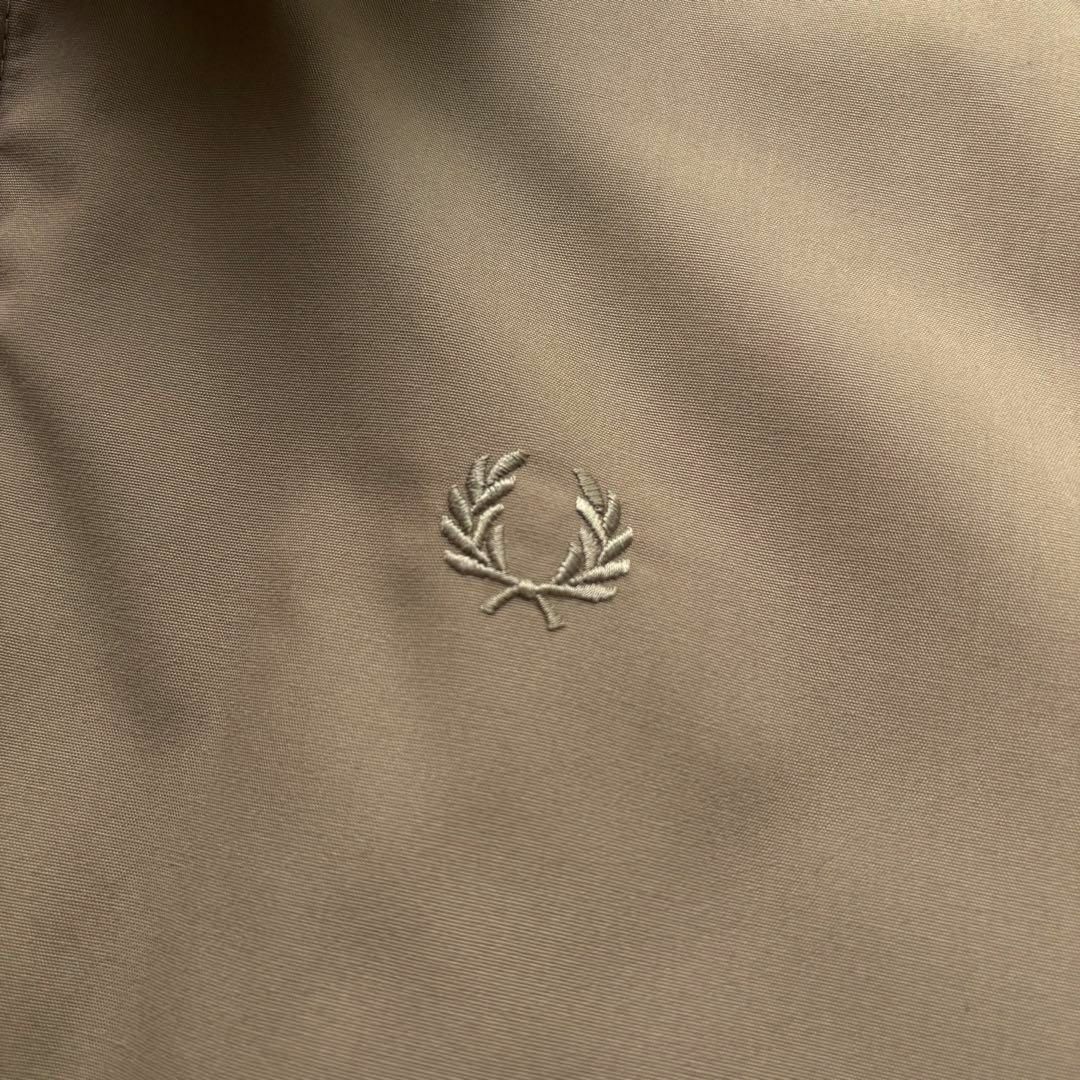 イングランド製フレッドペリー スウィングトップ刺繍ロゴベージュサイズ42