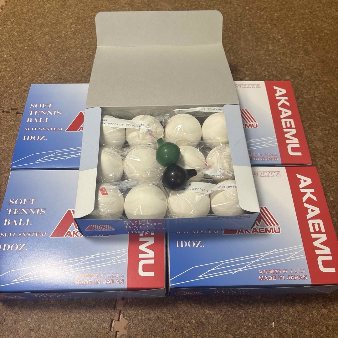 早い者勝ち】ソフトテニス ボール 5ダース 60球 早い者勝ち