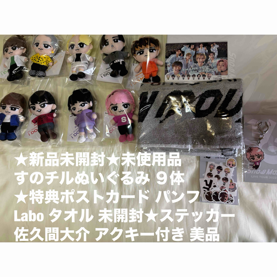 SnowMan すのチル ぶら下がりシリーズ 9体セット ポストカード付き