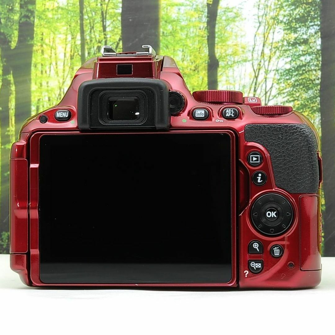 WiFi搭載機種♪Nikon D5500☆希少なワインレッド☆超高性能一眼