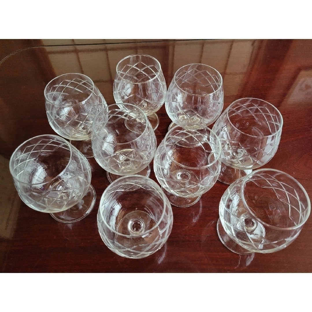 ブランデーグラス9個 未使用あり
