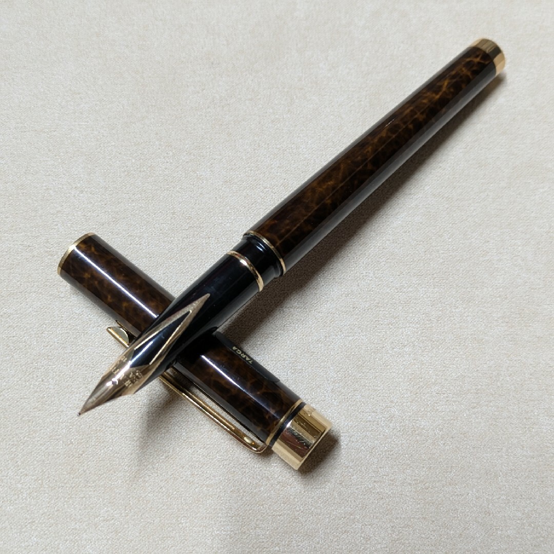 Sheaffer 万年筆14k ブラウン