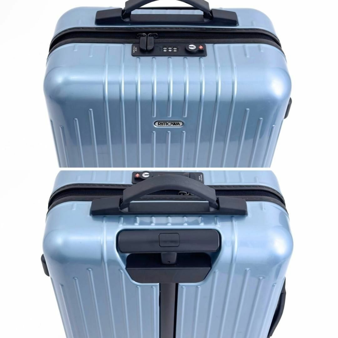 美品 リモワ サルサエアー 33L 機内持ち込み 4輪 TSAロック ブルー
