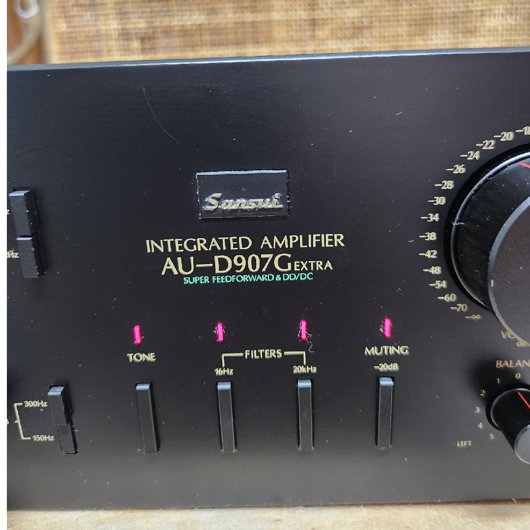 山水最高峰！フルレストア超美品！山水プリメインアンプAU-D907G EXTRA