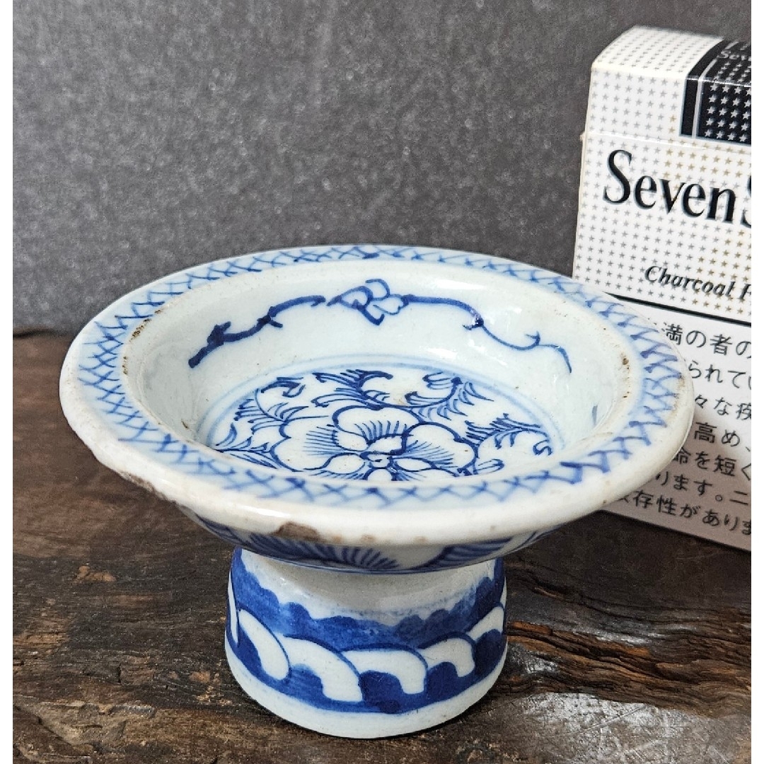 中国古美術 中国古陶磁器 中国古玩 明朝 明代 青華染付 古