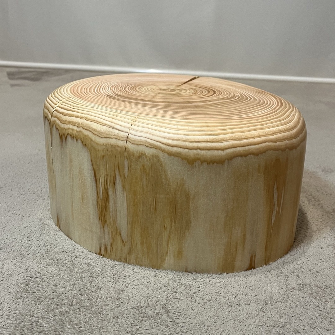 檜 丸太 椅子 スツール No.1372 スツール 無垢材 丸太 ウッドスツール