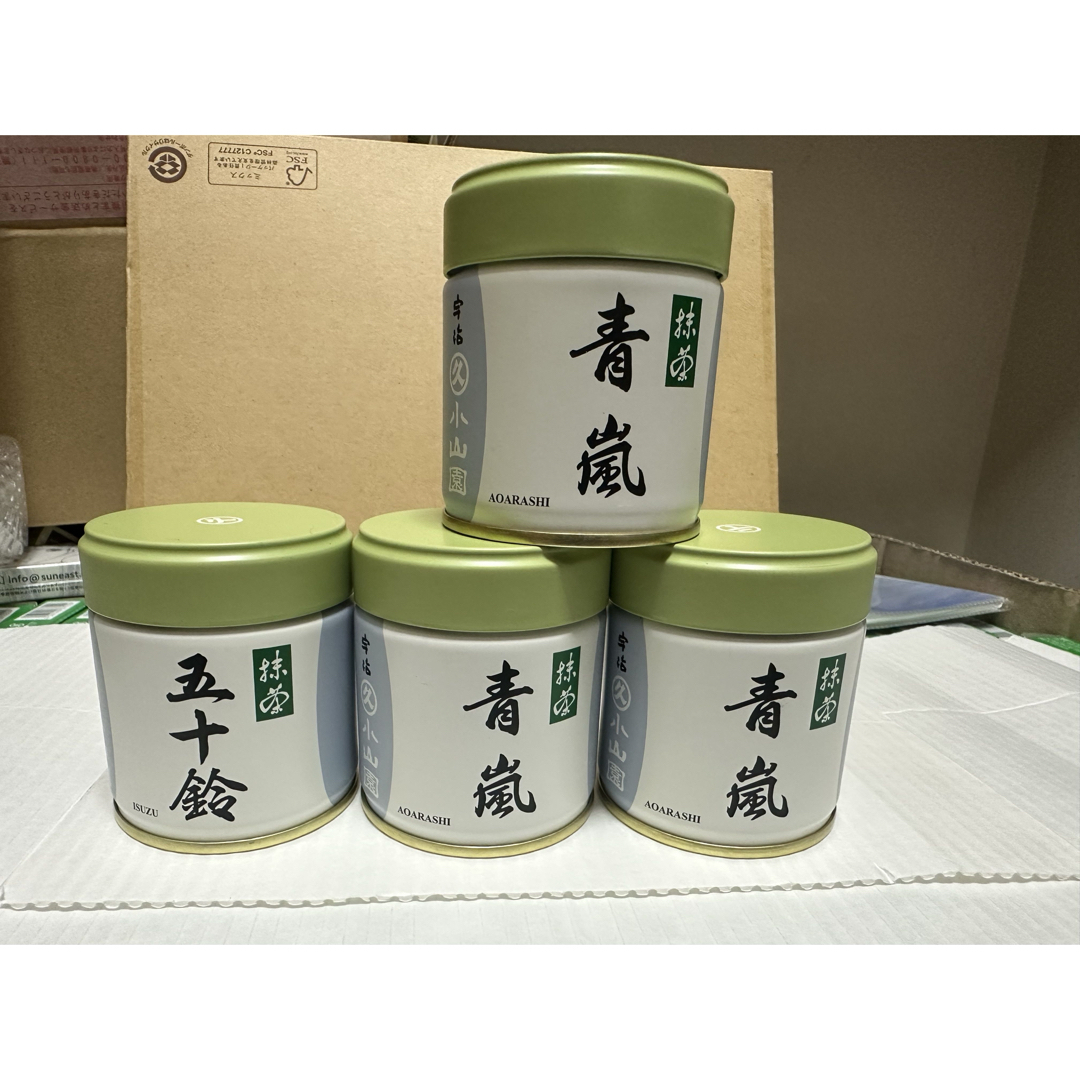 宇治 丸久小山園 青嵐 抹茶 100g 5袋 丸久小山園 抹茶 五十鈴 100g 5