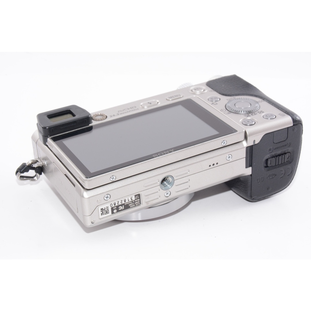 返品保証・動作良好】SONY α6000 ダブルズームレンズキット シルバー