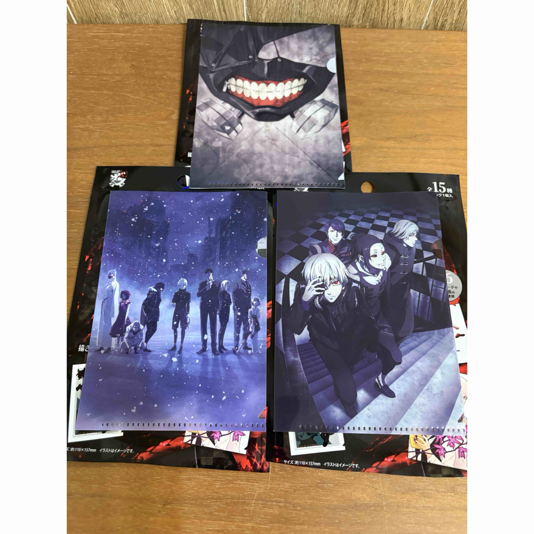 東京喰種 クリアしおり&クリアファイルセット 東京喰種 クリアしおり