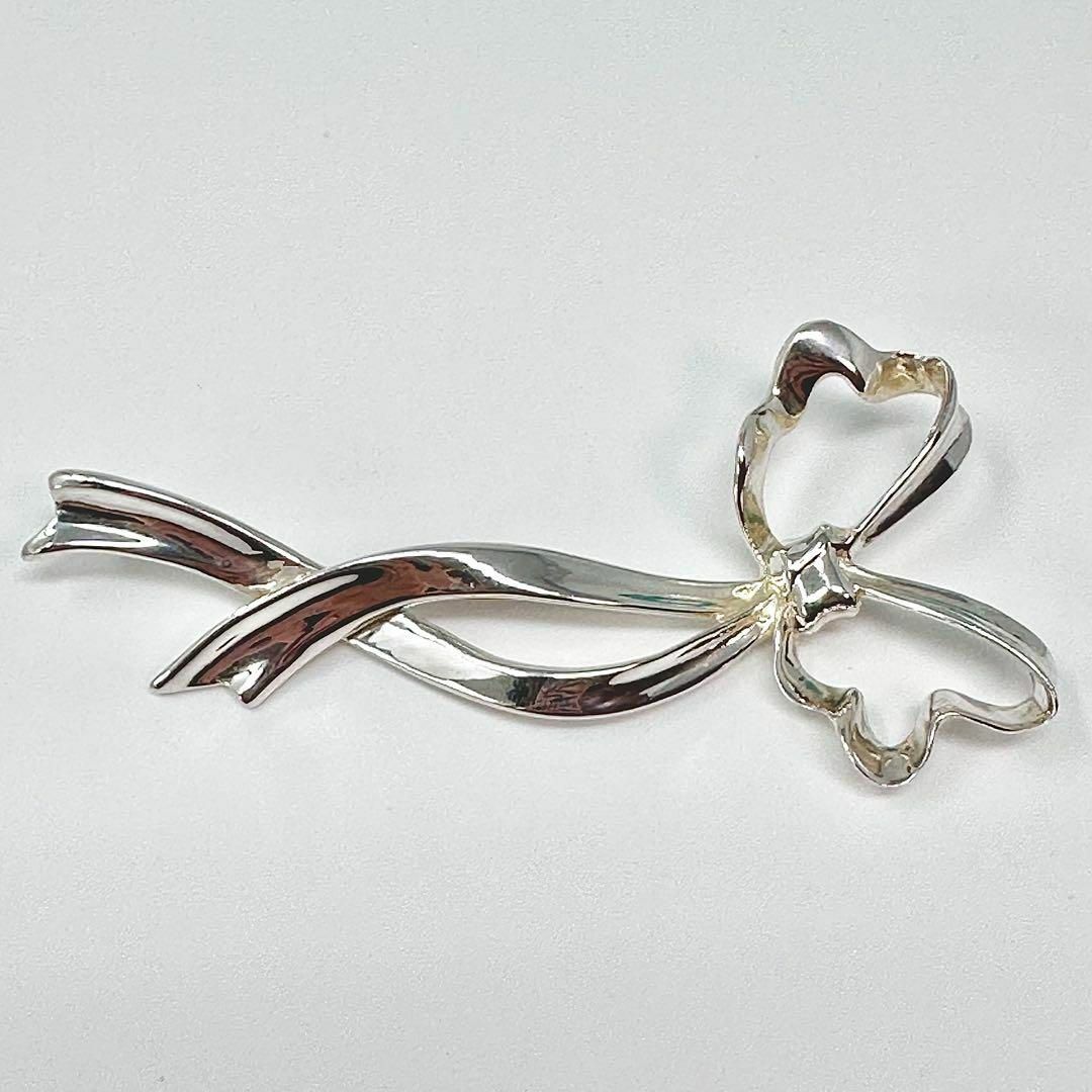 ティファニー リボンモチーフ ブローチ シルバー Tiffany＆Co
