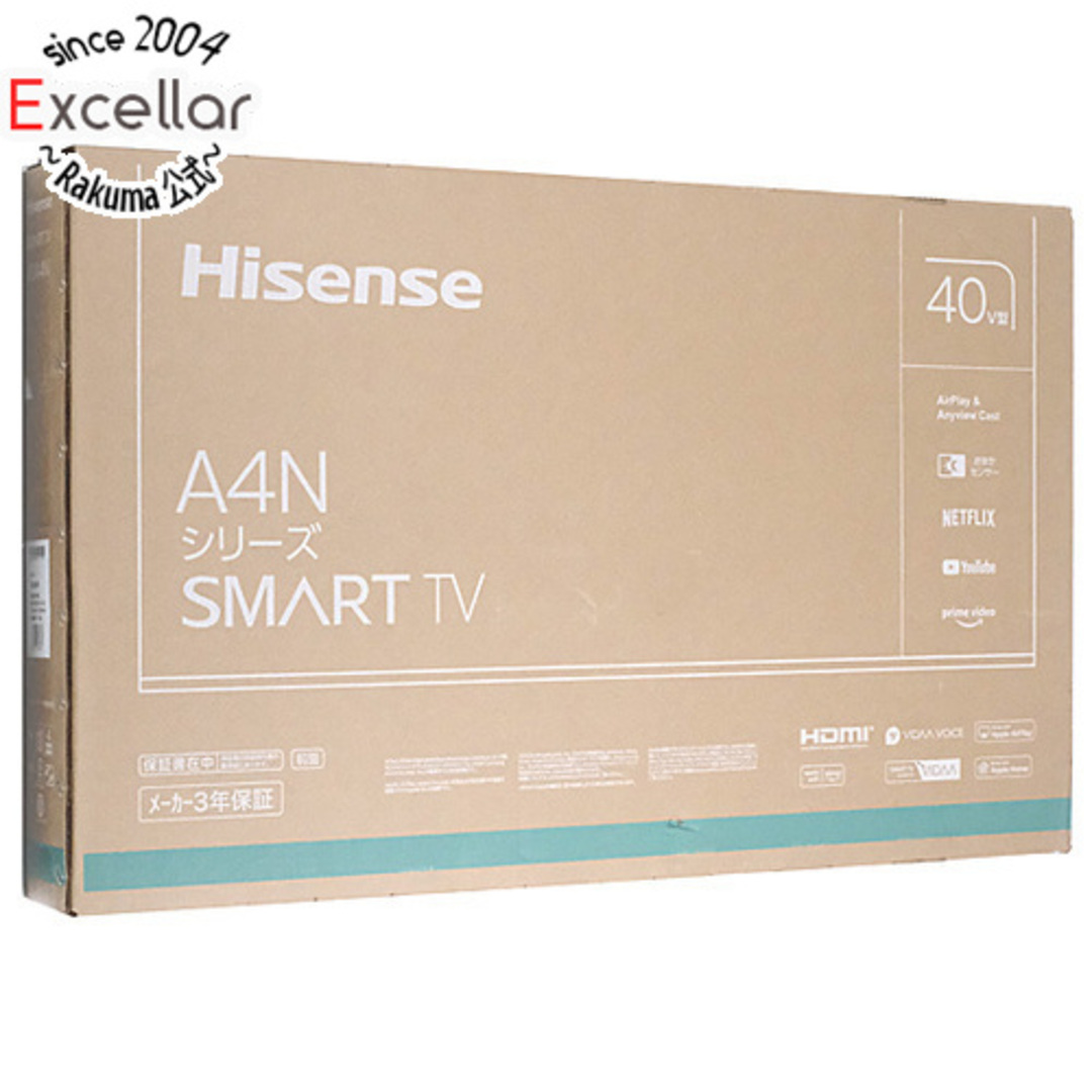 未開封 ハイセンスTV 40A4N 40型 新品 未開封 ハイセンス 40A4N 40