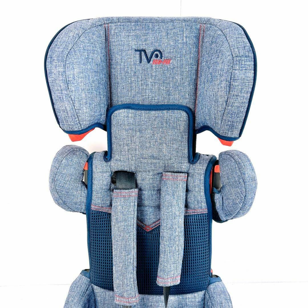 日本育児 ISOFIX・シートベルト トラベルベストEC Fix 節約 デニム