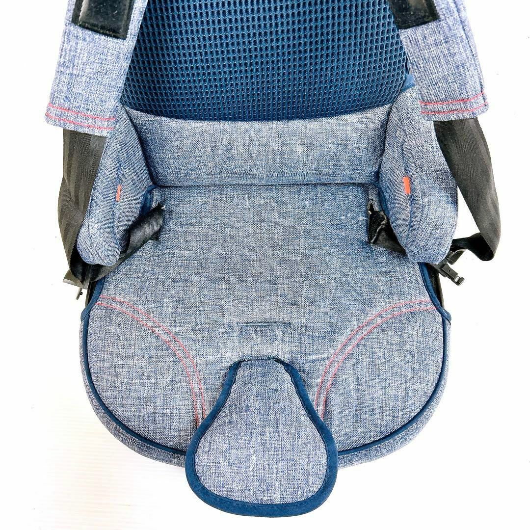 日本育児 ISOFIX・シートベルト トラベルベストEC Fix 節約 デニム
