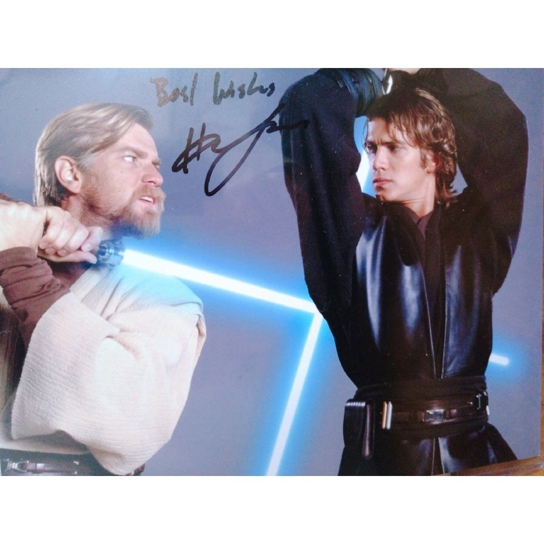 ヘイデン•クリステンセン直筆サイン入り写真