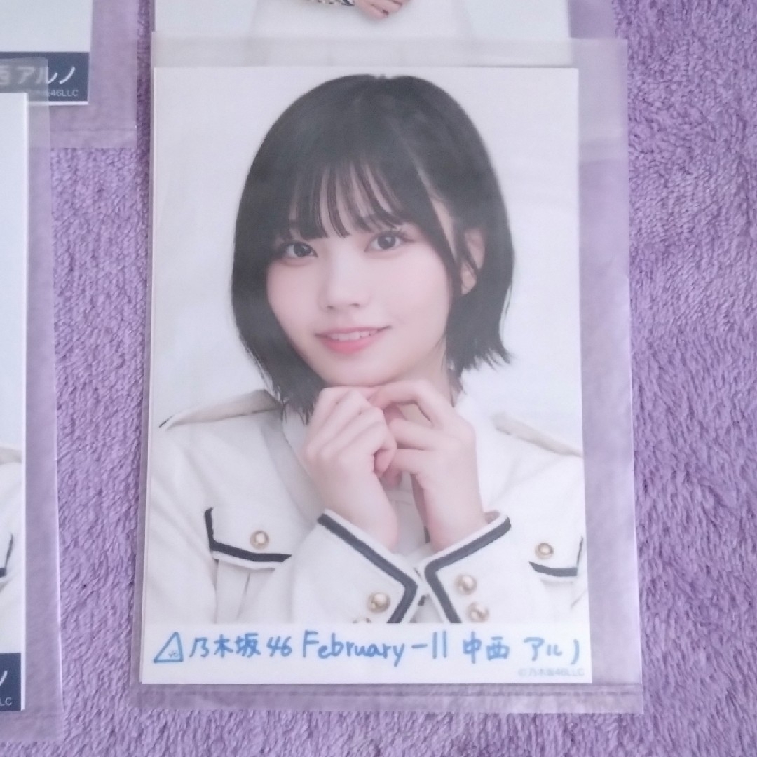 乃木フェス 中西アルノ 直筆サイン入り チェキ 証明書付 乃木坂46