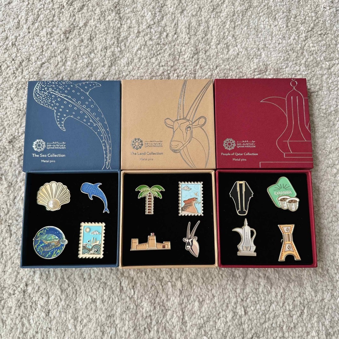 万博 カタール館 ピンバッジ カタールパビリオン 関西万博2025expo
