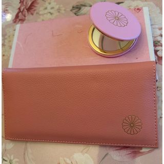 匿名配送】新品 皇居 限定 がま口 二つ折り 財布 ピンク 皇居がま口