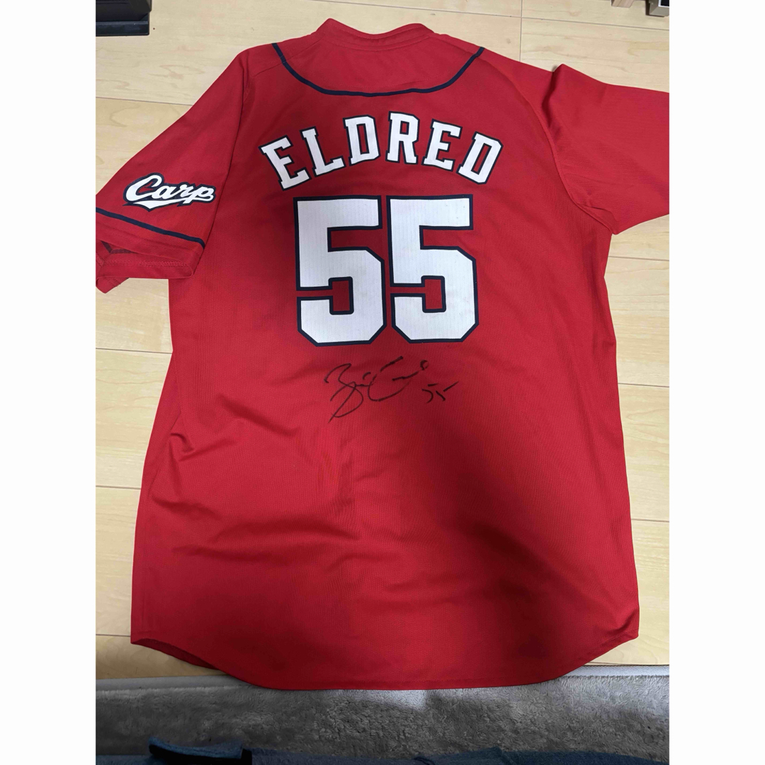 広島カープ エルドレッド選手 引退記念ユニフォーム サイズL 未使用