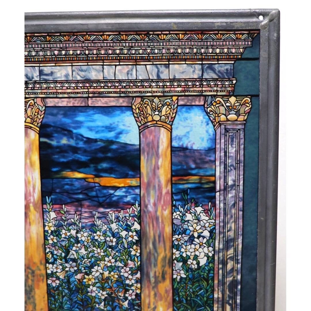 ルイス・C・ティファニー ヴィンテージ ステンドグラス ランドスケープ