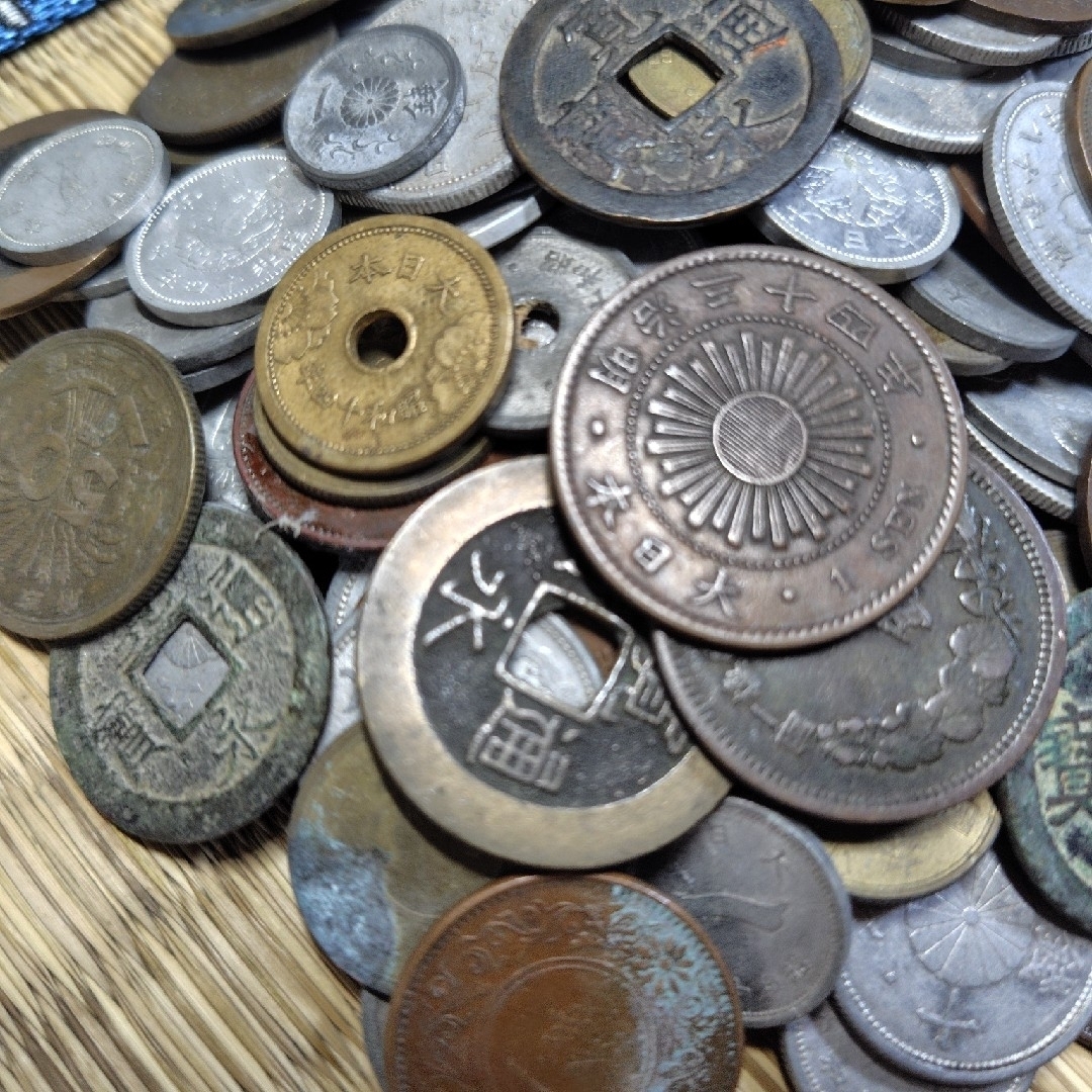 古銭 まとめ売り 200枚以上 寛永通宝 稲1銭銅貨など