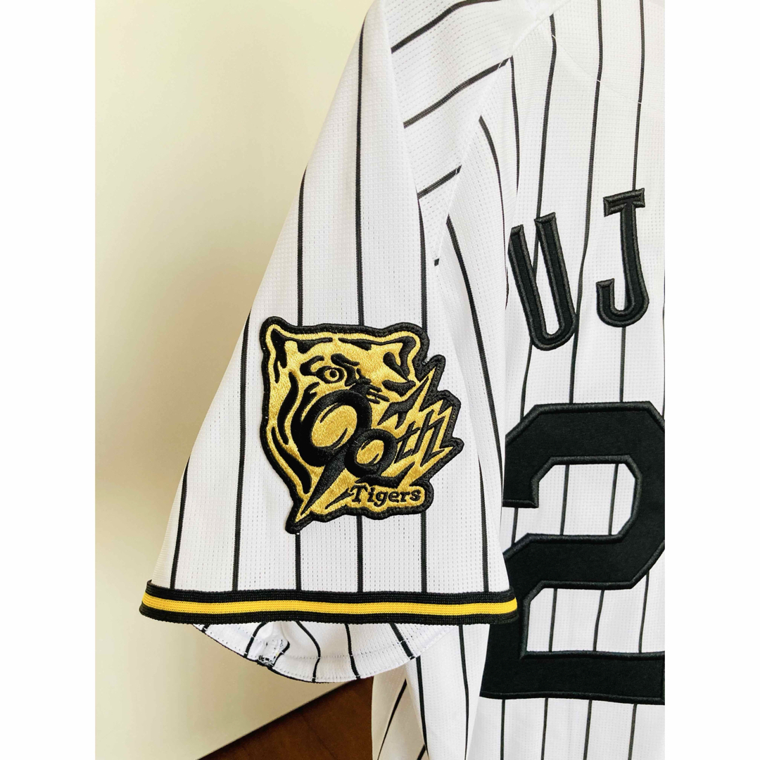 阪神タイガース 90周年ユニフォーム 藤川球児 藤川 メンズS 刺繍タイプ