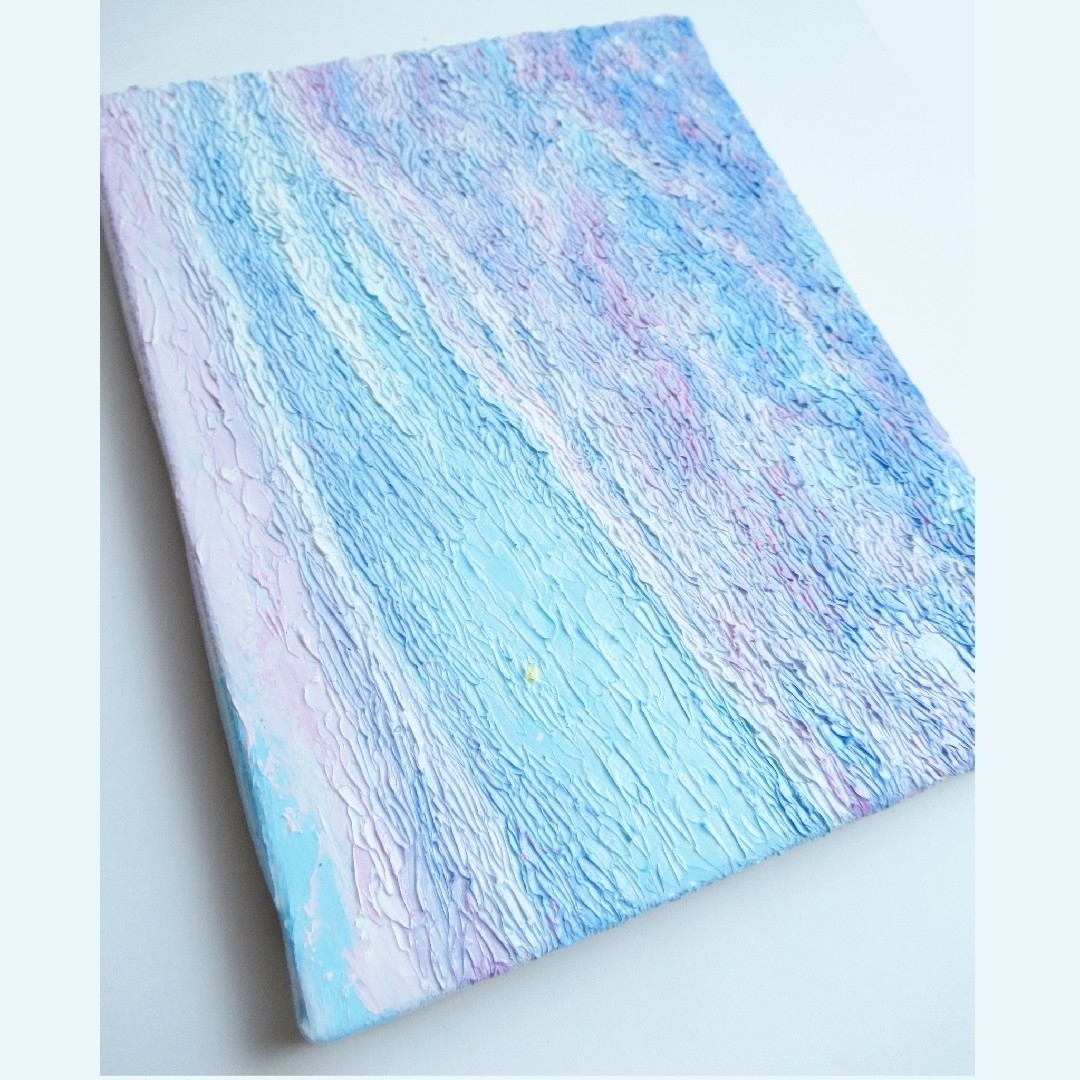 匿名配送］一点もの 空 星 油絵 油彩 絵の通販 by nagumomokusuke｜ラクマ