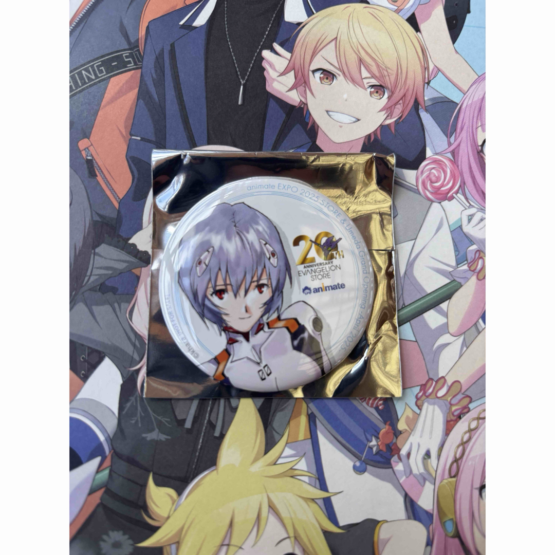 万博限定】綾波レイ 缶バッジ 3個セット 新世紀エヴァンゲリオン 万博