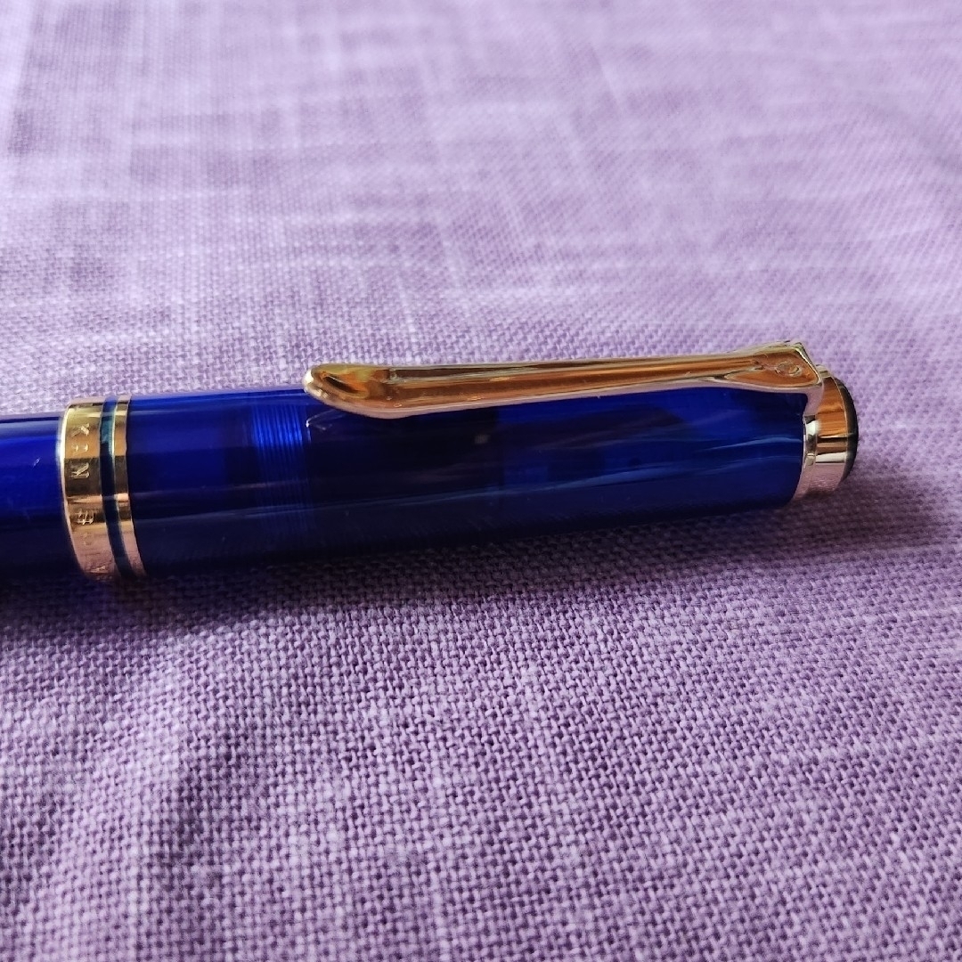 Pelikan - ペリカン 万年筆 スーベレーン M600 マリーンブルー 14C F