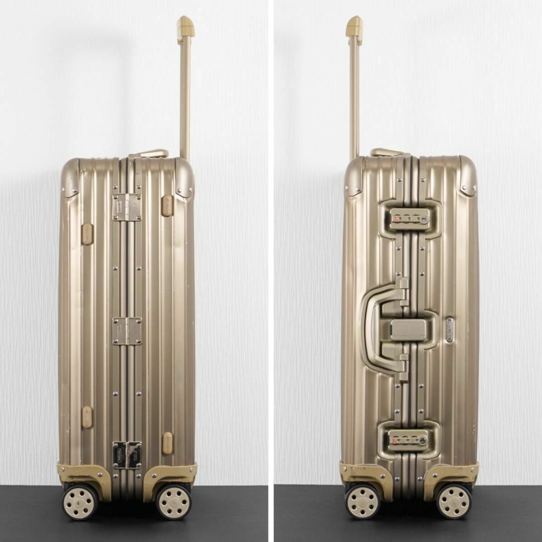 ドイツ製 RIMOWA トパーズ チタニウム 64L TSAロック 4輪 ドイツ製