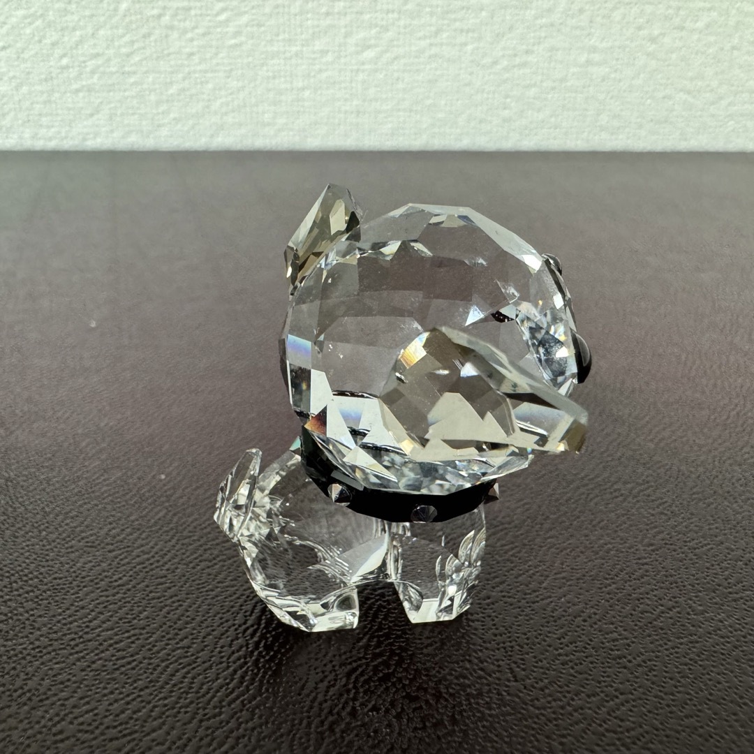 廃盤 SWAROVSKI スワロフスキー パグ 犬 置物 インテリア 小さ可愛い