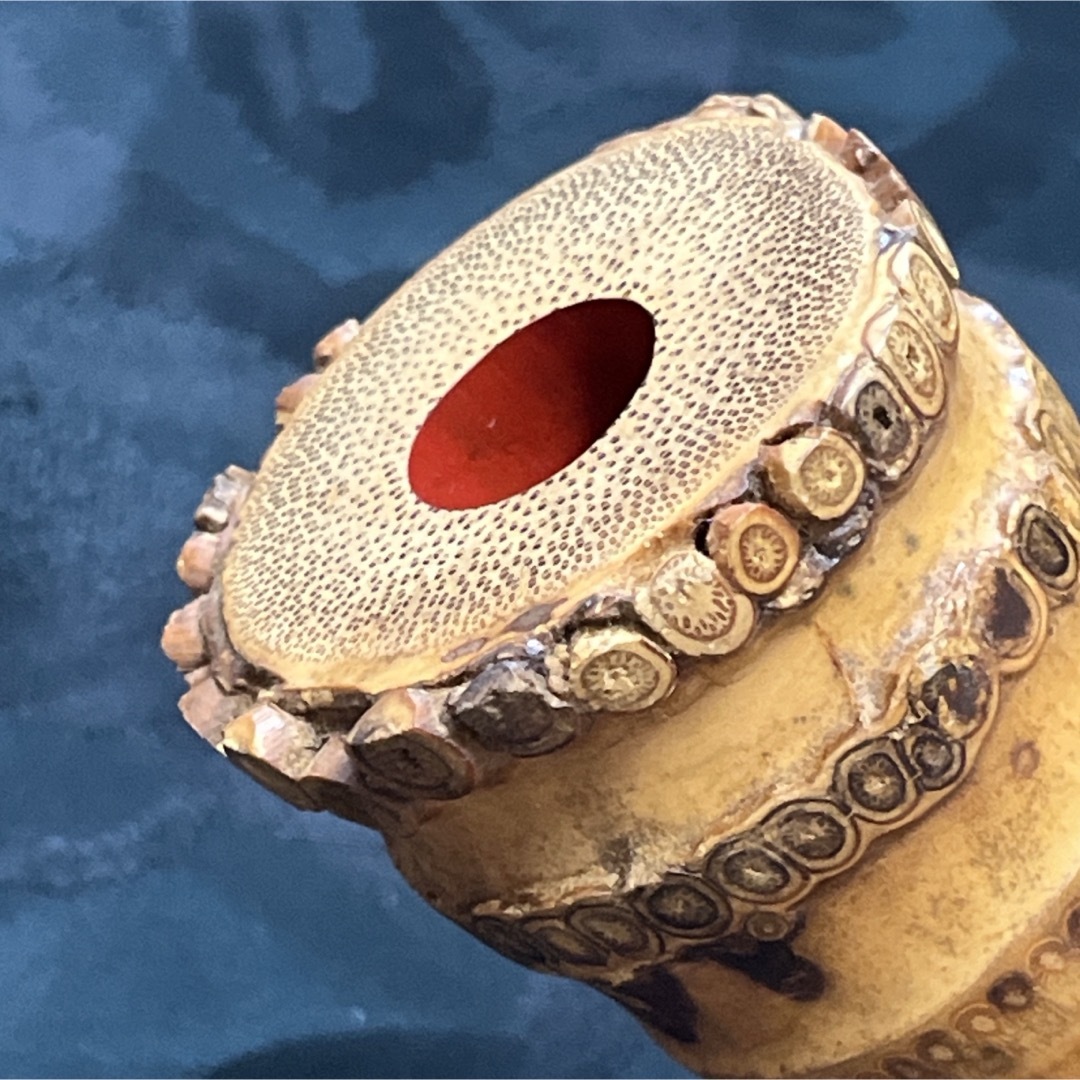 尺八 都山流 深水 一尺八寸管 中継ぎ 銀三線 【音出し